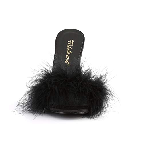 Fabulicious Women's Classique-01F Marabou Slipper2