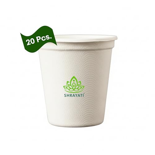 Image of Shrayati Eco - Friendly Disposable Tableware Set - Pack of 108 Pcs, Perfect for Parties, Events, Picnic, Outings and Home | Picnic Pack | Sugarcane Bagasse Combo