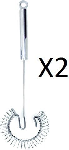 Norpro Stainless Steel Krona Sauce Master Gravy Whisk 11.5" Flexi Coils (2-Pack)
