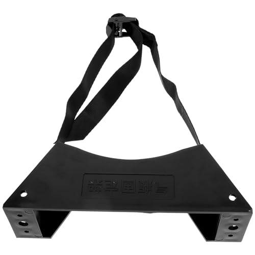 GALPADA Soporte de Cilindro de Gas para Montaje en Pared Negro ABS para Bombonas de 40 Litros Fijación Segura Adecuado para Laboratorios y Embarcaciones