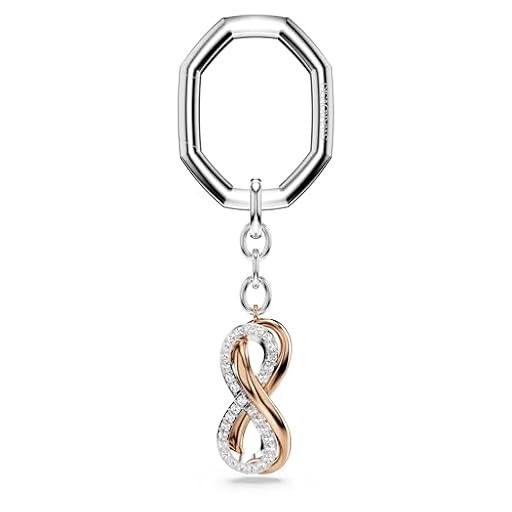 Swarovski Hyperbola Llavero, Motivo de Símbolo de Infinito Doble con Cristales Transparentes en Acabado de Metal Mixto, Parte de la Colección Swarovski Hyperbola | Ya disponible en tu tienda friki favorita! En mundofriki.es!