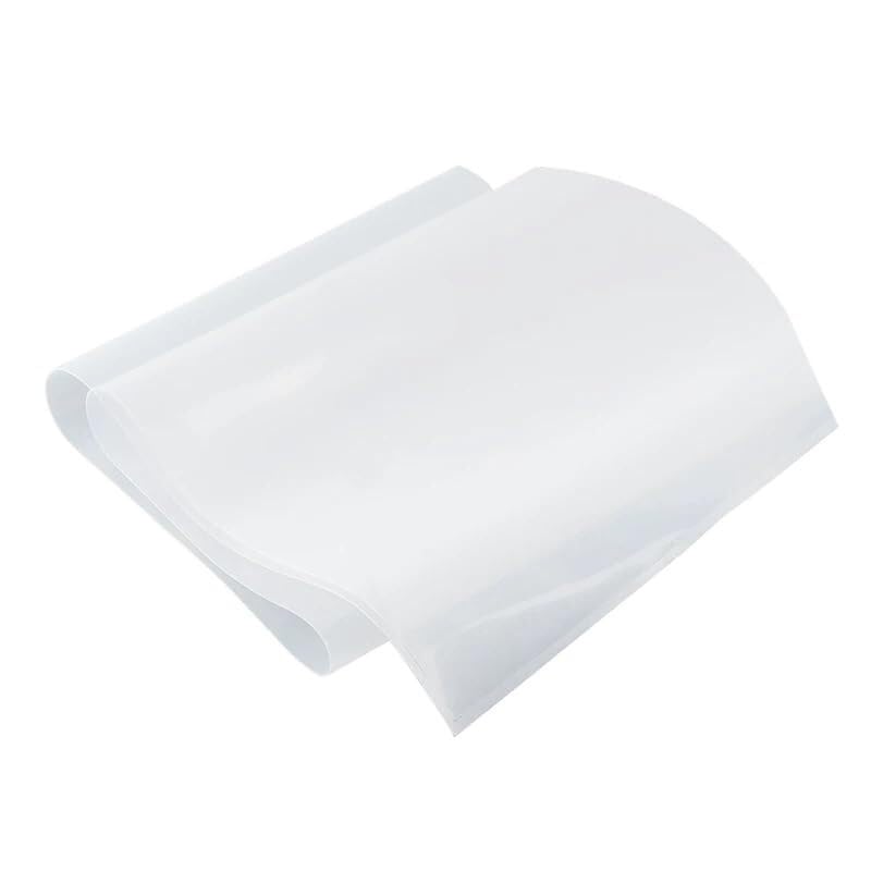 Półprzezroczysty arkusz gumy silikonowej | Trwałe i elastyczne do uszczelek, uszczelek, izolacji i nie tylko(100mm x 100mm x 25mm)