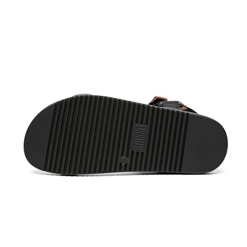 Image of Rihero Women's Flat Sandals Comfortable Open Toe Adjustable Strap Walking Footbed Sandals