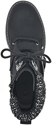 CLIFFS BY WHITE MOUNTAIN Shoes Women's Marlee Ankle Boot, Black/Fabric, 9 M | Image 4