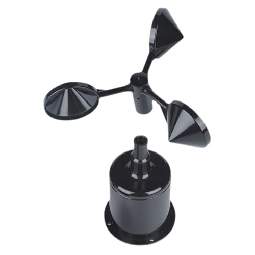 IWOWHERO Carcasa Abs para Anemómetro de Viento Protección y Resistente para Indicadores de Dirección Estaciones Meteorológicas Invernaderos y Navegación Exterior