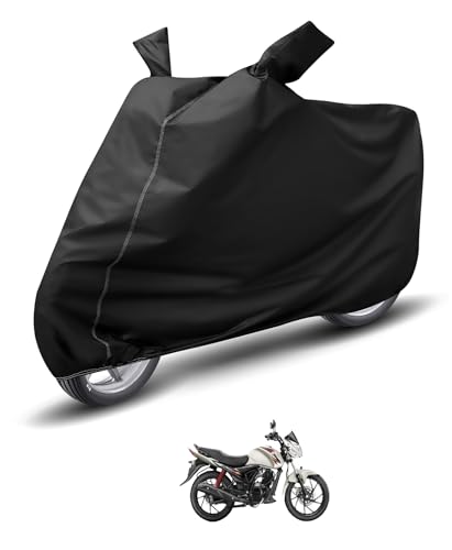 Image of Auto Hub Waterproof Bike Cover Compatible with Suzuki Slingshot Dustproof, UV Protection Two Wheeler Bike Slingshot Cover - Black