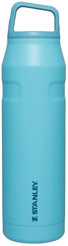 Image of Stanley IceFlow Cap and Carry Water Bottle | Wide Mouth Twist Lid | Lightweight & Leakproof for Travel & Sports | Insulated Stainless Steel | BPA-Free