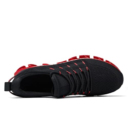 Image of Mens Running Shoes Mesh Breathable Trail Runners Fashion Sport Blade Walking Tennis Sneakers