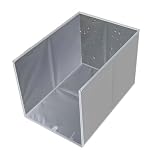 Katzentoilettenumrandung für Katzen, Dunkelgrau