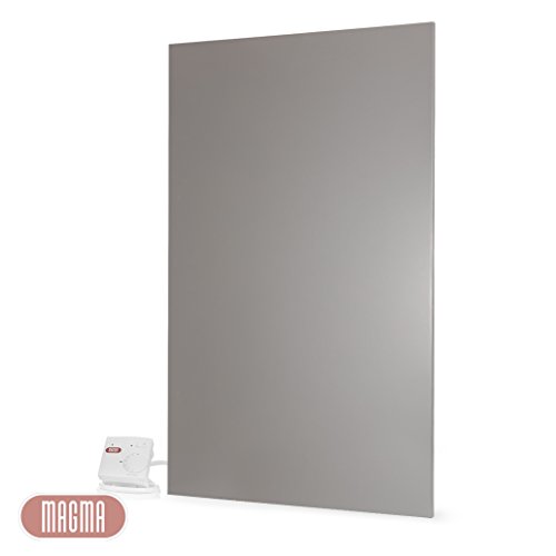 Preisvergleich Produktbild Magma Metallic Infrarotheizung 1200 Watt (Silber), 25 Jahre Hersteller von Elektroheizungen / Infrarot Heizungen / Marmorheizungen / Natursteinheizungen / Infrarotkamine