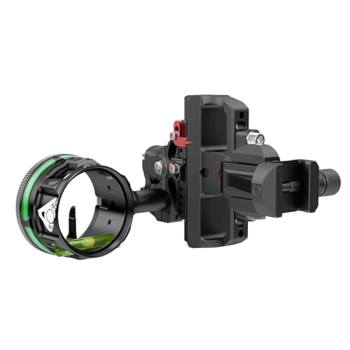 TRU Ball AccuTouch Plus Slider Sight - Picatinny Mount - AccuView AVX-31 Scope with T Connector, Rheostat Cover, Torque Indicator, Crosshair - Single Pin - .019 Green Fiber - Black Sight