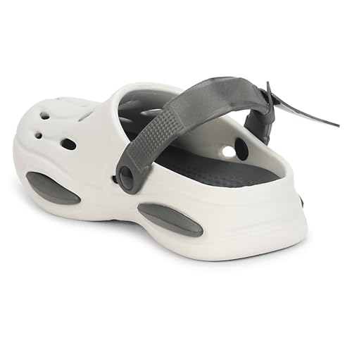 Image of Kraasa Glide Gear Men's Eva Casual Clogs for Everyday use | Sandals with Adjustable Back Strap | Lightweight, Comfortable | Stylish and Waterproof Mules