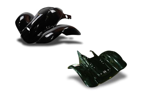Maier Black Scooped Front Fender And Rear Plastic Fender Kit for Honda TRX300EX 1993-2006 and Honda TRX250X 1987-1992