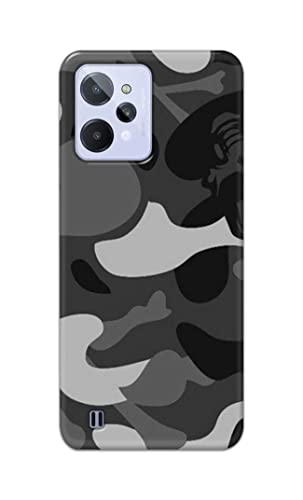 Image of Printed Hard Back Cover Case for Realme C31 Back Cover (Army Pattern) -702
