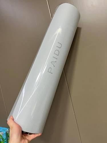 Miniatura 2 de Tapete de yoga antideslizante y antidesgarros, extra grueso, 25 pulgadas (0.394 in), alta resistencia, esterillas de yoga POE profesionales para