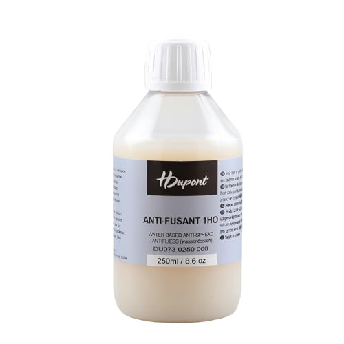 H DUPONT DU0730250000C - 1HO Water-Based Anti-fusant - 250 ml Bottle - Stops The Diffusion of Paint on Silk - Solvent Free