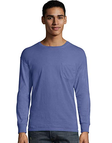 Image of Hanes Mens 6.1 oz. Tagless ComfortSoft Long-Sleeve T-Shirt (5586)