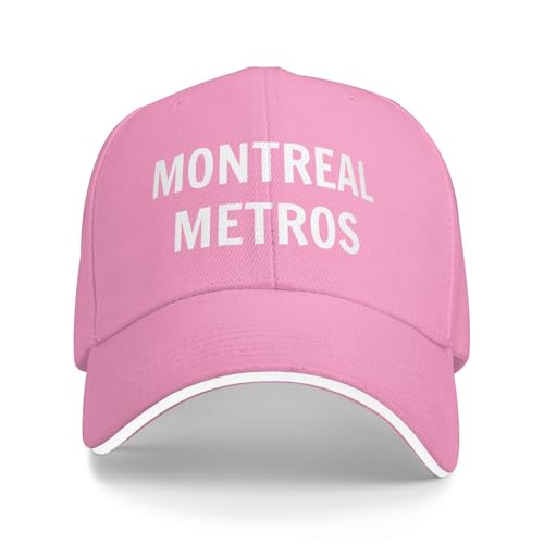 Montreal Metros Adjustable Sandwich Hat Baseball Cap Pink
