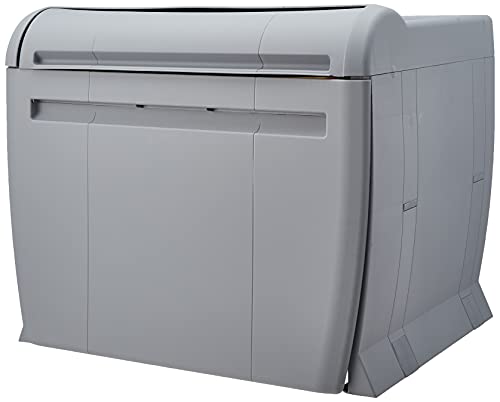 ELLETIPI City PTA 5040 Poubelle pour tri sélectif extractible pour Base, 52 x 42 x 44 cm - Gris