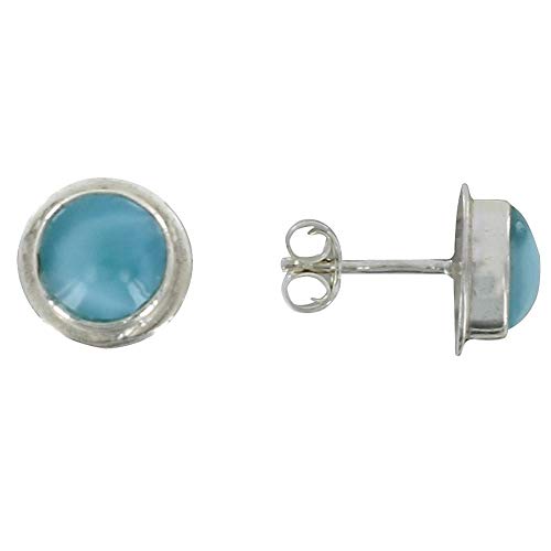 Boucles d'oreilles argent larimar à porter au quotidien pour sublimer un style bohème