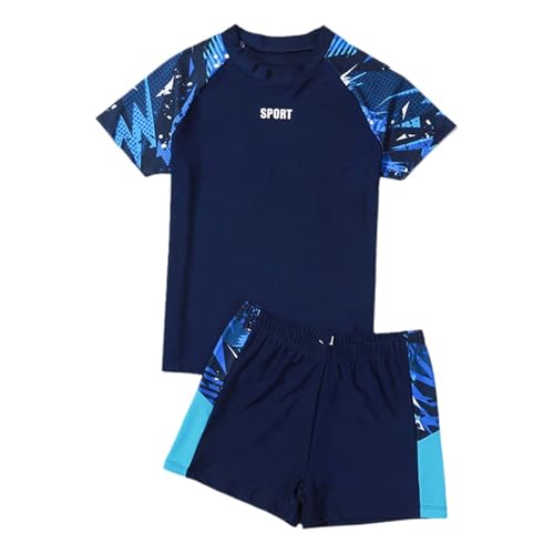Maillot de bain deux pièces garçon en textile technique haut de gamme pour l'été