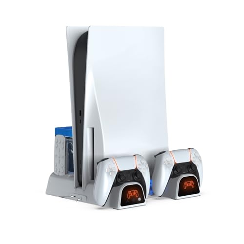 PS5 Çift Fanlı Dikey Soğutucu ve Dual Sense Kol Şarj Edici TP5-1511