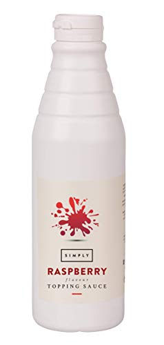 Simply Raspberry Topping Sauce Dairy Free Ready to Use Dessert Sauce for Ice Cream Waffles Pancakes Coffee & Milkshakes (1 kg)