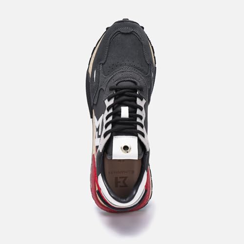 Image of The NSJ358 is a Modern Sneaker Made of Leather and Premium Suede Plus mesh and Nylon. Made by a Stylish Design with Classy Touch.