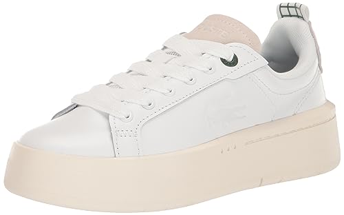Lacoste Women's Carnaby Platfrom Sneaker, Black/Off White, 7