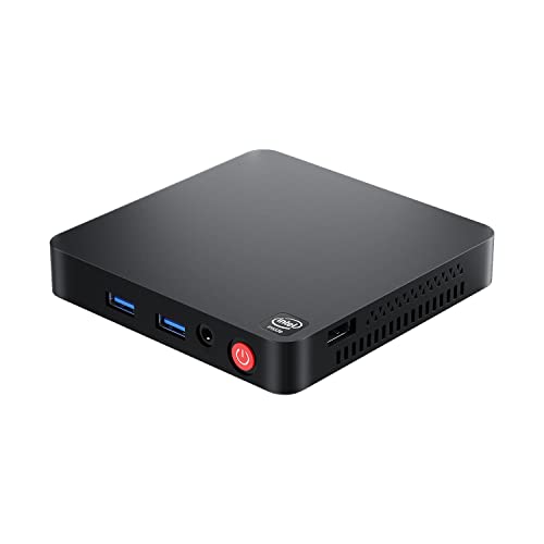 Beelink T4 PRO Celeron N3350 (caché de 2M, hasta 2.4 GHz), 4G DDR+64G eMMC, 2.4G/5GWiFi, mini computadora soporta salida HDMI dual 4K /BT4.0