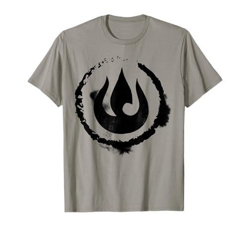 The Legend of Korra Fire Nation Symbol Sketch T-Shirt