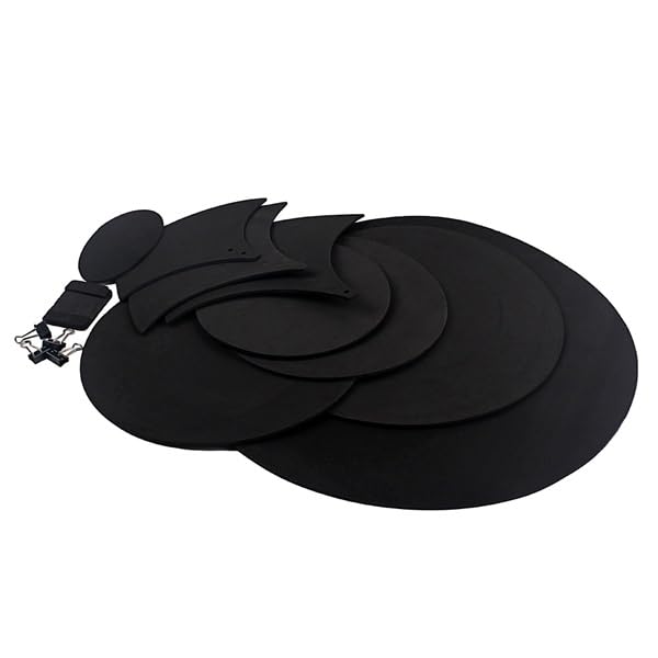 14pcs / Set en Caoutchouc Mousse Tambor Basse Caisse caissere Le Son de pavé muet Silencieux