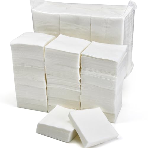 Guntechkit 3'' Lint-Free Gun Cleaning Patches More Cotton Contain, Highly Absorbent Gun Cloth for .25 to 10/12 Ga, Firearms Cleaning Supplies (480 PCS)