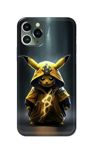 Image of PRINTFIDAA Plastic Printed Hard Back Cover Case For Apple iPhone 11 Pro Back Cover (Cartoon Cat) -112, Multicolor