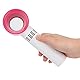 Agatige Wimpernventilator-Trockner, USB-Mini-Handheld, klingenloser Wimpernventilator, tragbarer Kühltrockner mit Gewichtsbasis für Wimpernverlängerungen (Weiß)