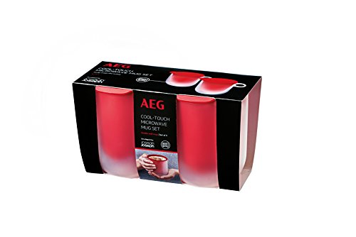 Preisvergleich Produktbild AEG 9029797272 Mikrowellen-Tassen 2 Teilig / Cool-Touch / Kochfunktion