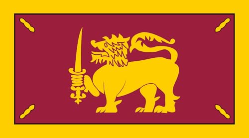 Drapeau paysage XL Ceylon 120x180cm aux finitions soignées de 2.16m² - 2