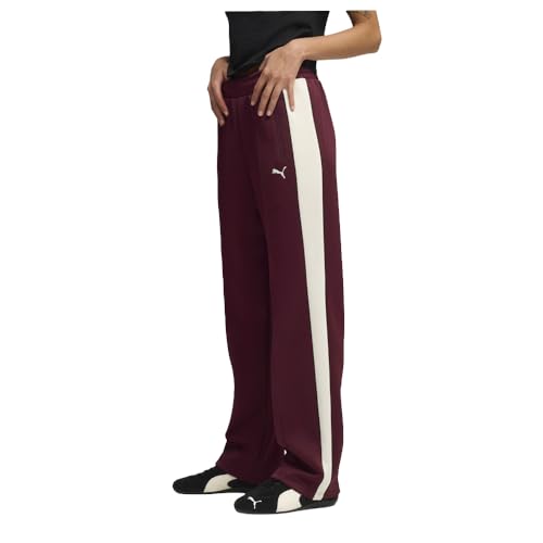 PUMA Womens T7 Always On Straight Pants Casual - Red