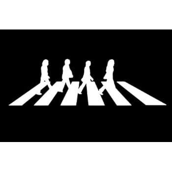 Amazon Com The Beatles Abbey Road Car Truck Notebook Vinyl Decal Sticker 6 Wide Automotive