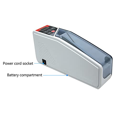 Snkourin Portable Money Counter Machine,Mini Handy Money Cash Bill Counting Machine Suitable For Multi-Currency,Fast Counting Speed 600Pcs/Min #TOP4