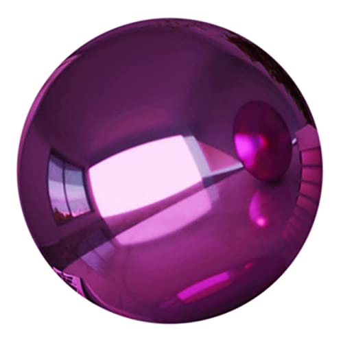 Totority Garden Sphere Polished Stainless Steel 12in Decorative Gazing Ball Outdoor Mirror Globe