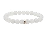 Jewel Liebeskind Berlin Damen-Bead Jade mit Logo Tag in Edelstahl