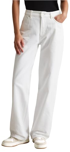Jean large Marc O'Polo Denim coton biologique premium White Multi 01