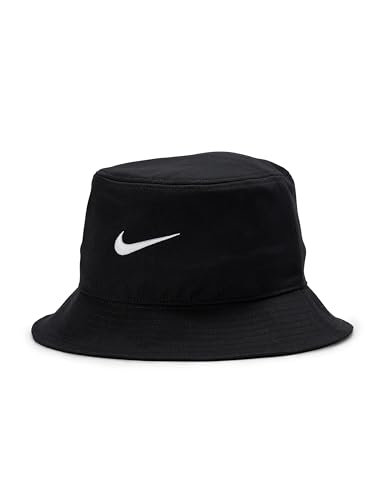 Nike Apex Swoosh Bucket Hat White/Black Large L