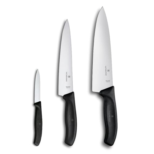Victorinox Swiss Classic Profi Küchenmesser-Set, 3-teilig, Inkl...