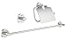Produktbild Grohe Essentials Bad-Set, 3-in-1, supersteel, 1 Stück, 40775DC1