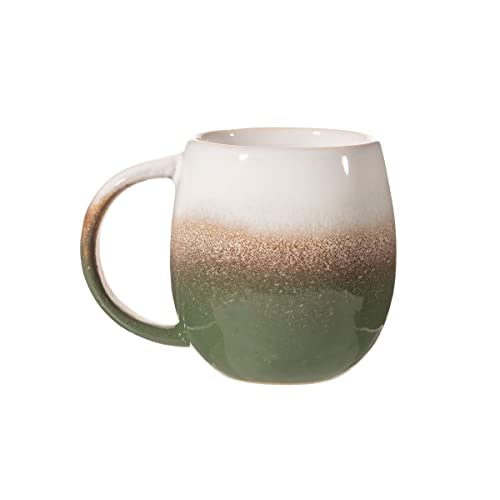 Sass & Belle Dip Glazed Ombre Green Mug, 11.5 cm x 8.5 cm