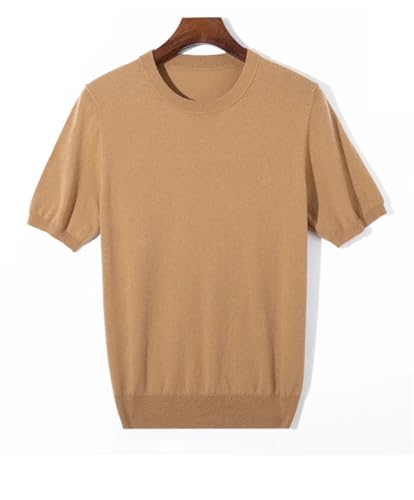 Men's Pullover Sweaters Classic Short Sleeve O Neck Loose Business Casual Pullovers Tops2