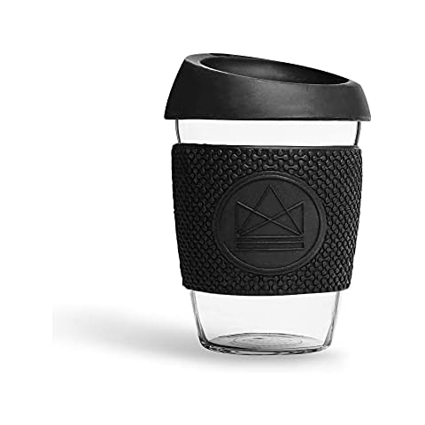Vaso de cristal reutilizable Neon Kactus Cover