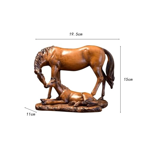Figurines décoratives cheval et sculptures de bureau